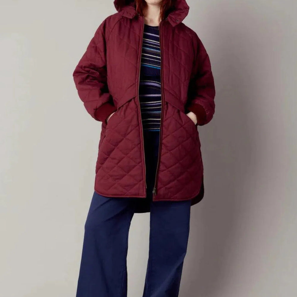 
                  
                    DANIELLA - Organic Cotton Coat Wine Red
                  
                