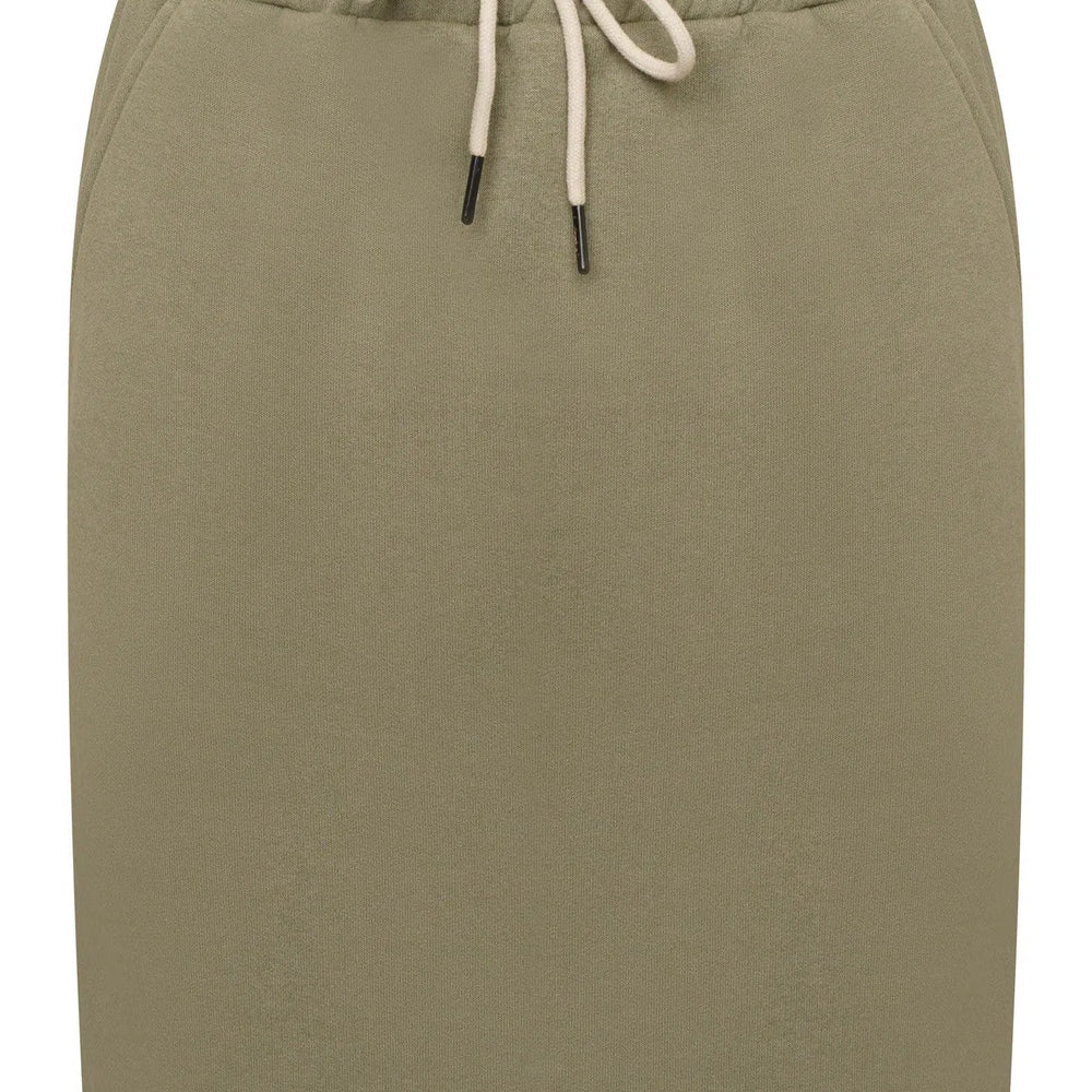 DRAWSTRING SWEAT SKIRT