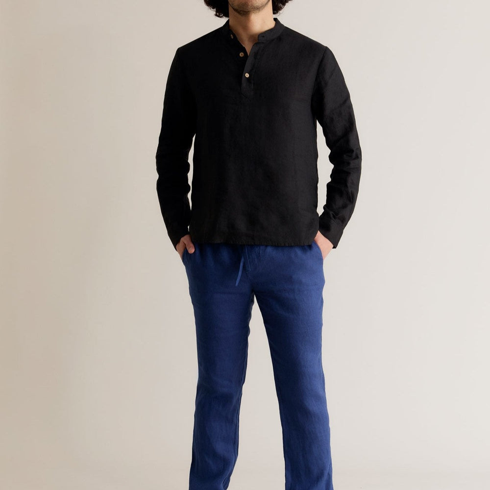 
                  
                    ELIJAH - Linen Top Black
                  
                