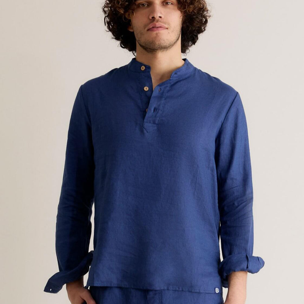 
                  
                    ELIJAH - Linen Top Navy
                  
                