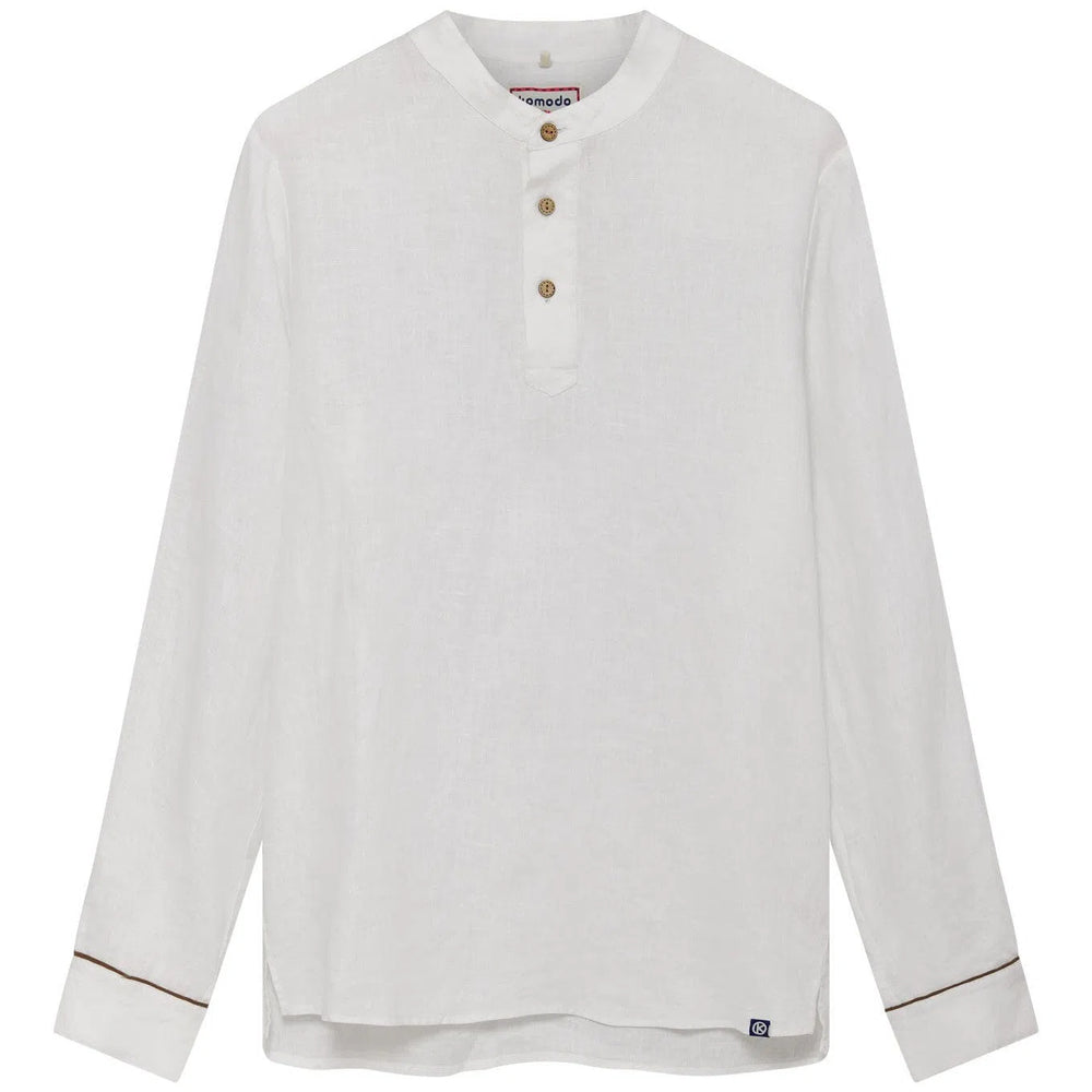 ELIJAH - Linen Top Off White