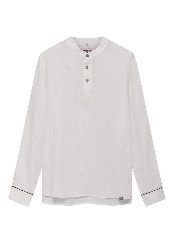 ELIJAH - Linen Top Off White