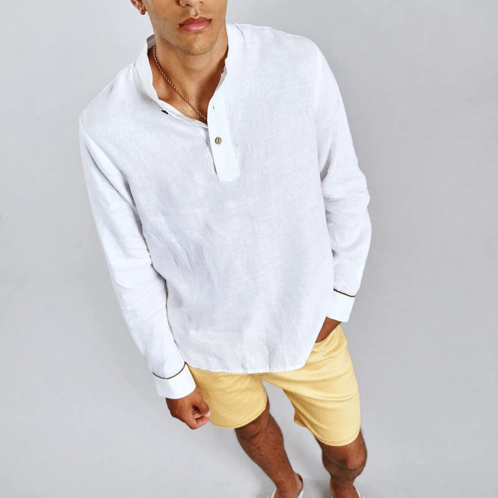 ELIJAH - Linen Top Off White