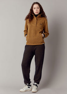  EVIE - Organic Cotton Jogger Khaki Melange