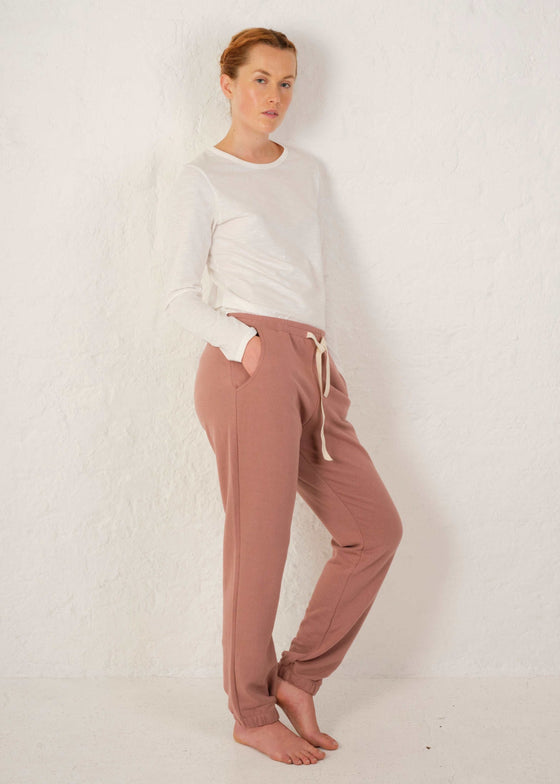 Ella Lounge Pant - Dusty Rose