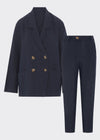 Ethically Made Navy Linen Suit