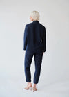 Ethically Made Navy Linen Suit