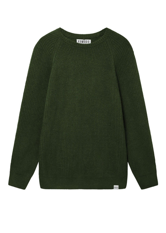 FOG Jumper - GOTS Organic Cotton Green