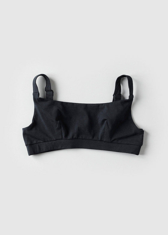 Full Crop Top - Charcoal