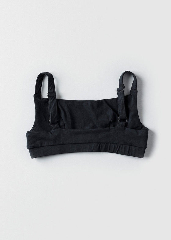 Full Crop Top - Charcoal