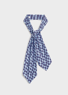  Geometric Blue Modern Cravat