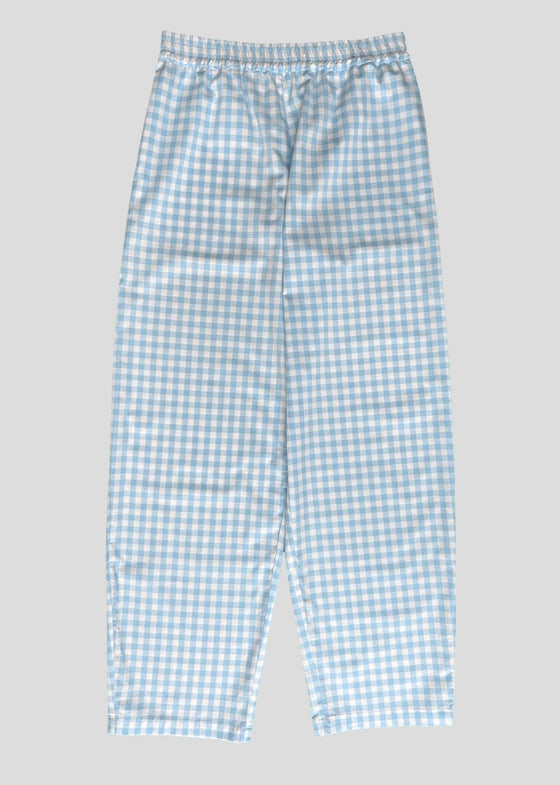 Gingham Cotton Trousers