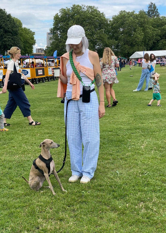 Gingham Cotton Trousers