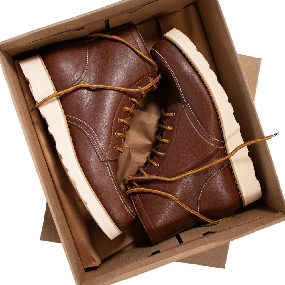 Men's Goodyear Welt Rig Boots - Chesnut