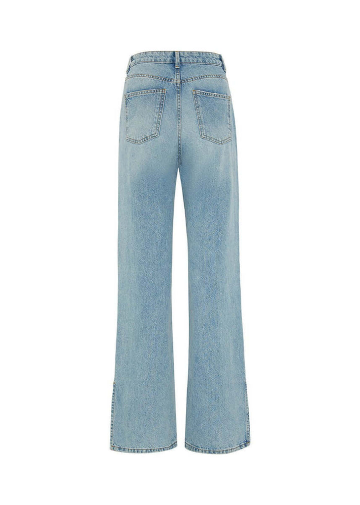 
                  
                    High Waisted Upcycled Thread Wide Leg Jeans
                  
                