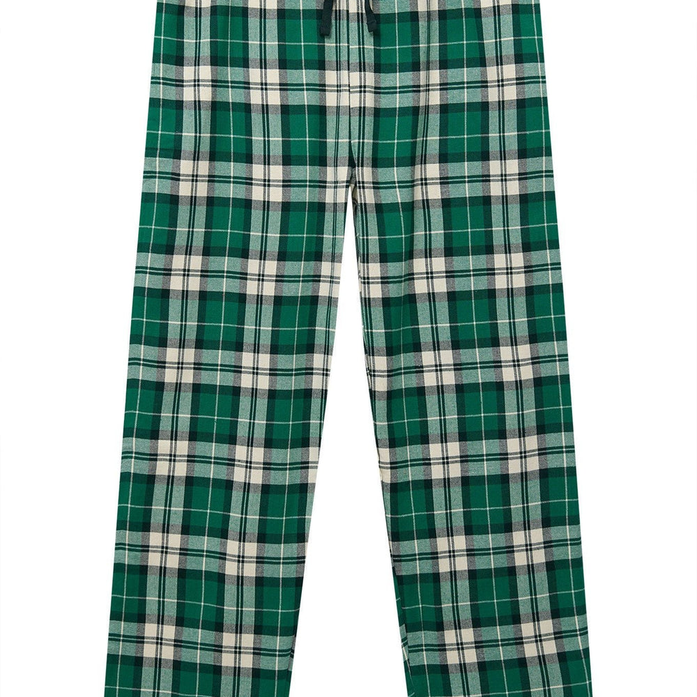 JIM JAM Mens GOTS Organic Cotton Pyjama Bottoms - Green