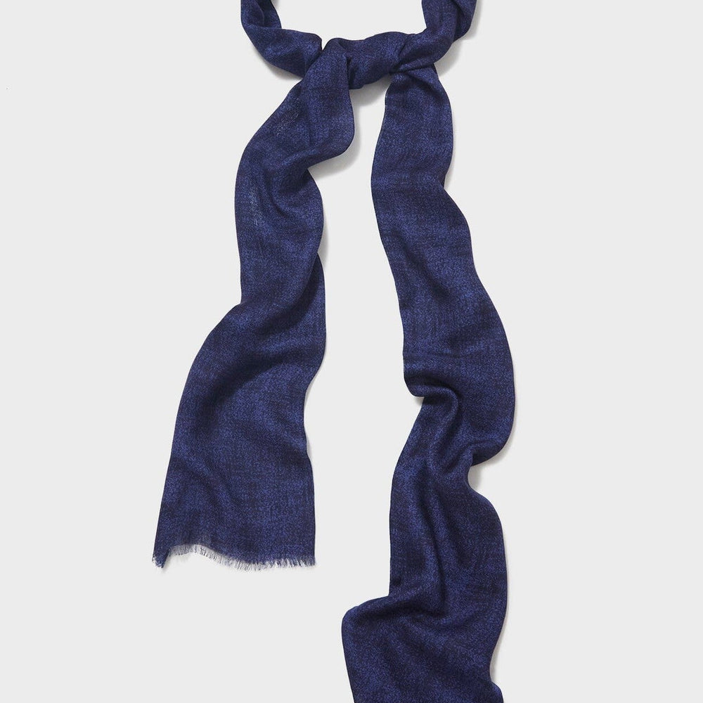 
                  
                    Italian Tencel Biodegradable Blue Semi-Plain Scarf
                  
                