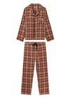 JIM JAM Mens GOTS Organic Cotton Pyjama Set - Clay