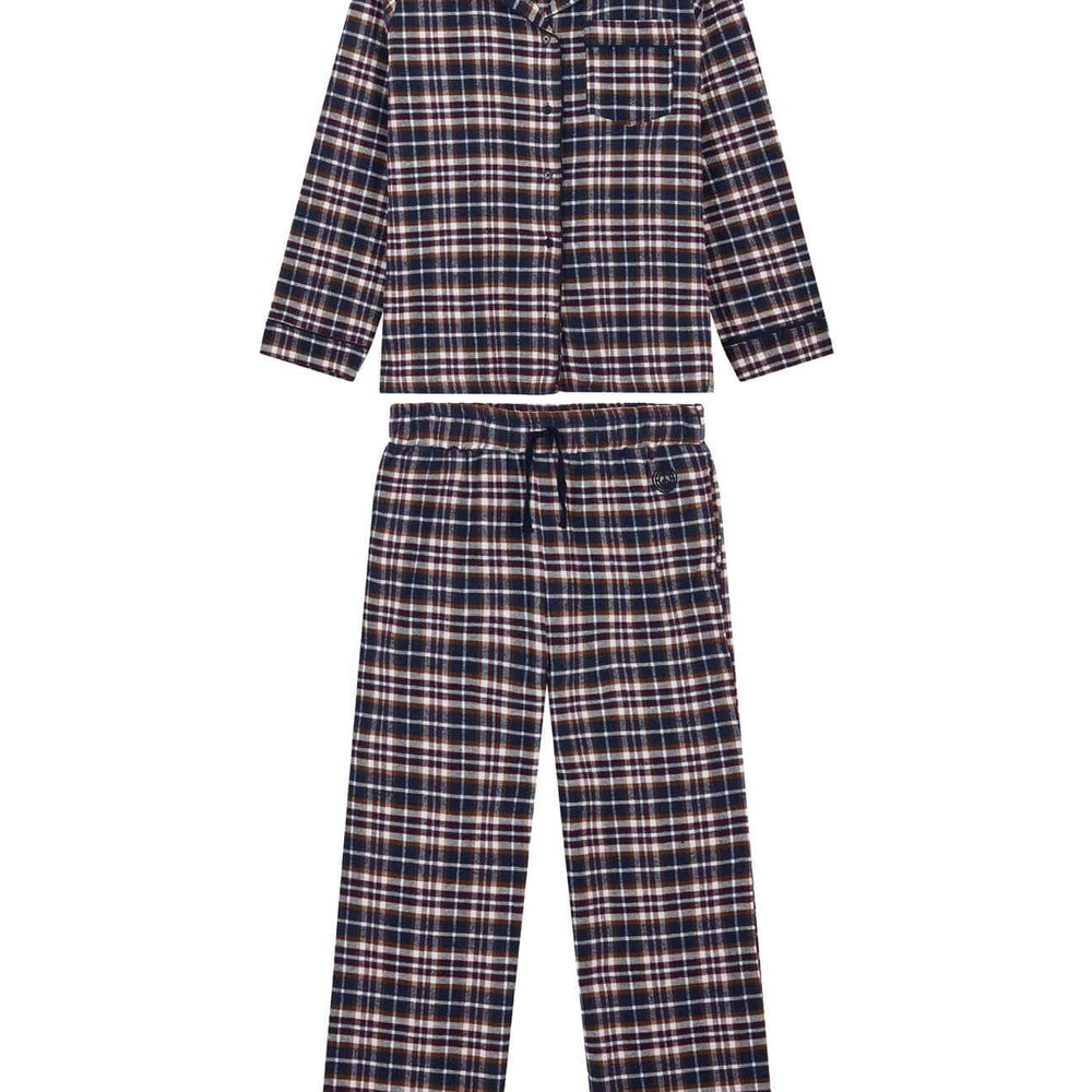 JIM JAM Mens - Organic Cotton Pyjama Set Navy