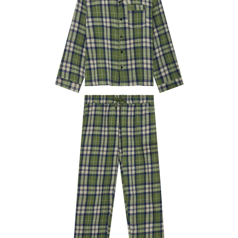 
                  
                    JIM JAM - Mens Organic Cotton Pyjama Set Pine Green
                  
                