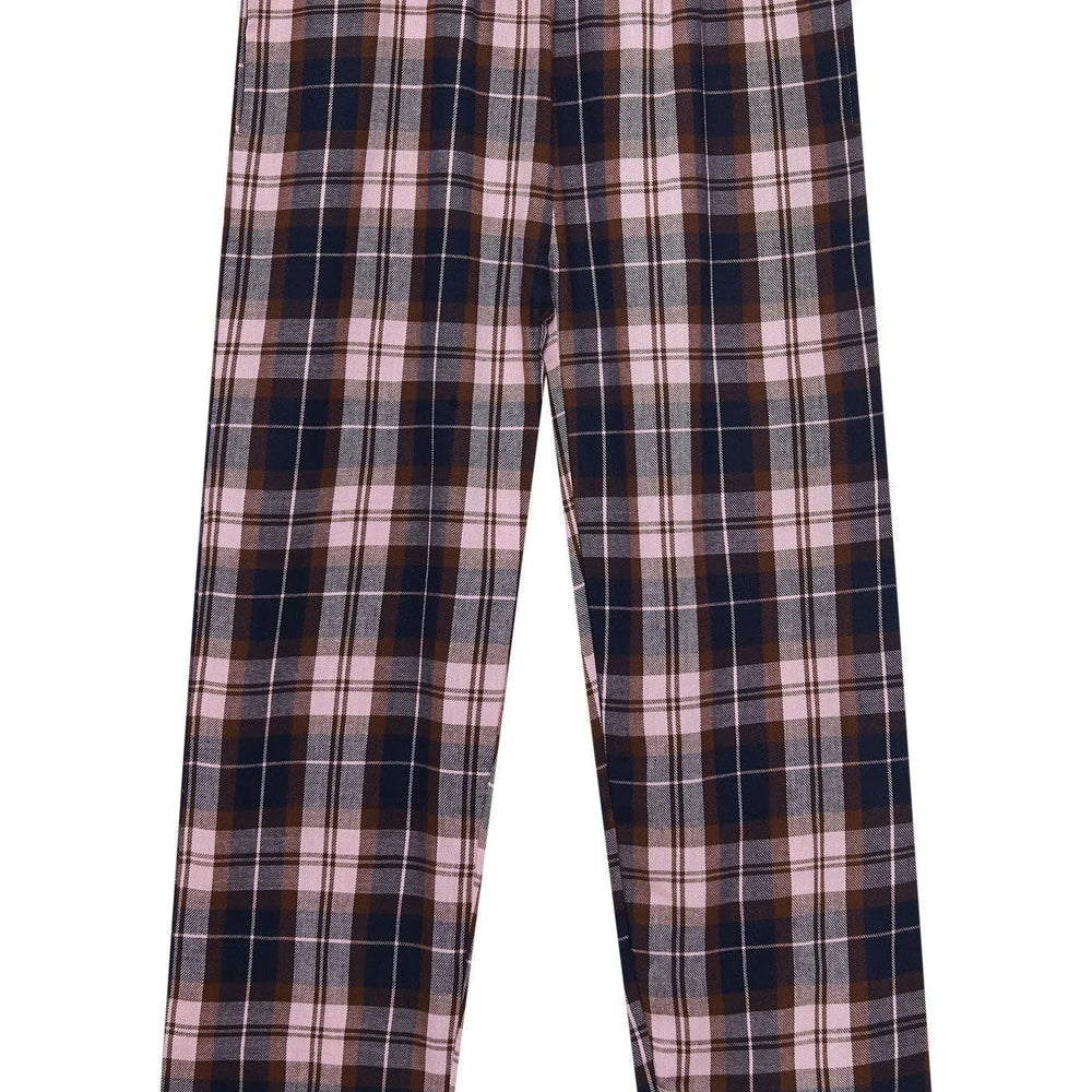 JIM JAM - Womens Organic Cotton Pyjama Bottoms Dusty Mauve