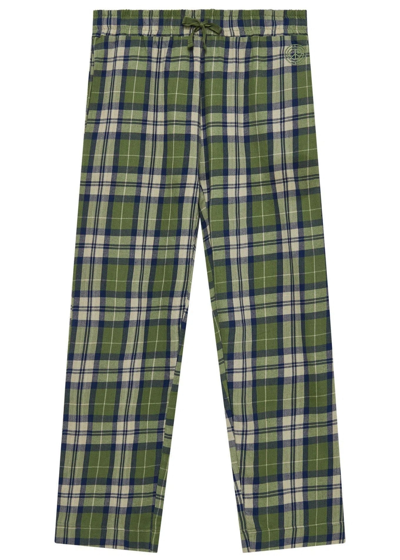 JIM JAM - Womens Organic Cotton Pyjama Bottoms Pine Green