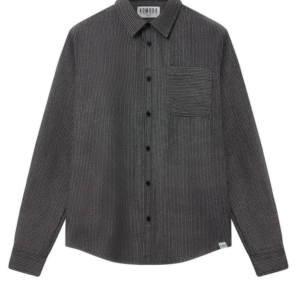 JUDE SHIRT - Monochrome Stripe