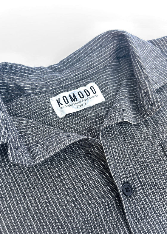 JUDE SHIRT - Monochrome Stripe