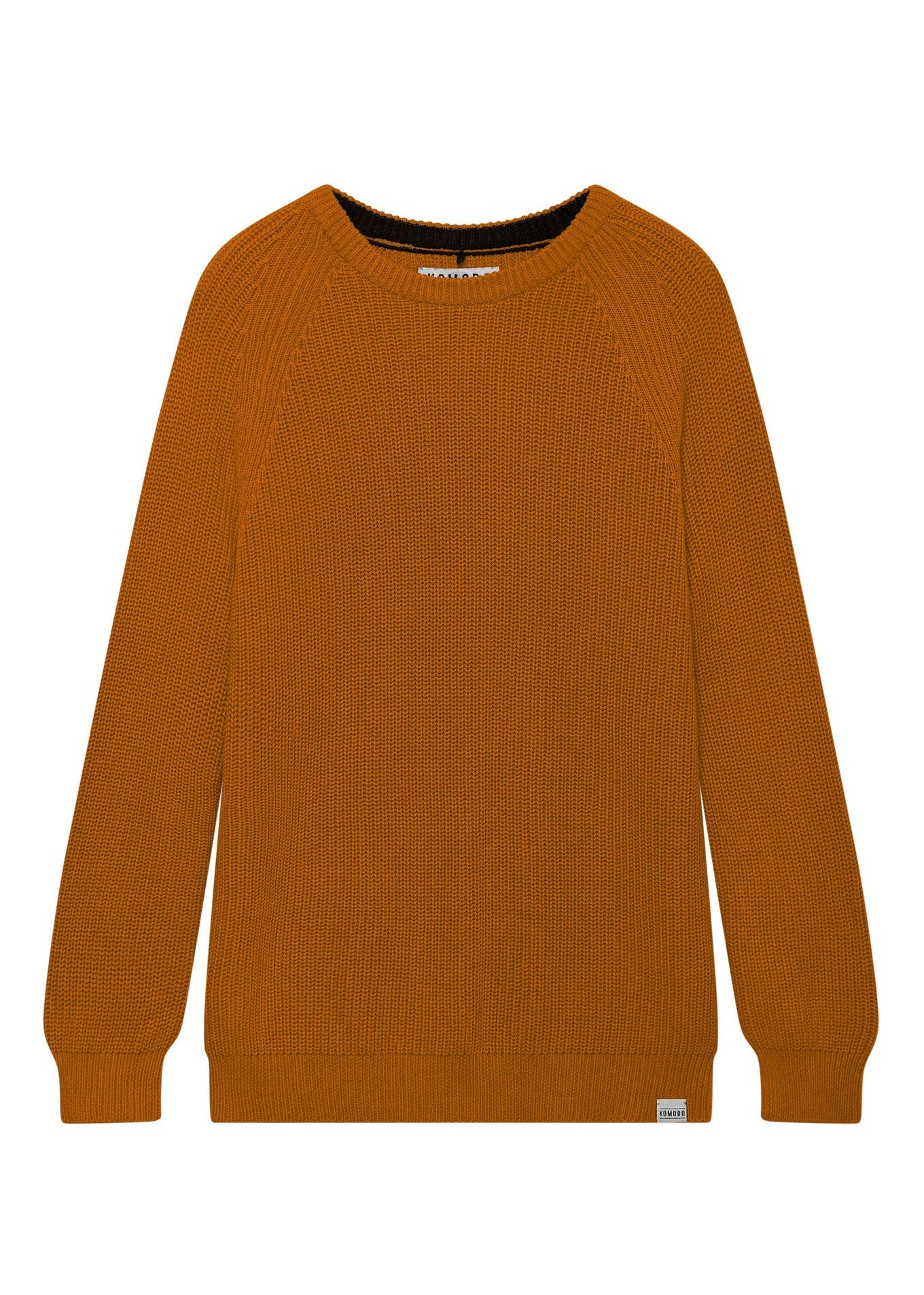Brown sweater on a white background