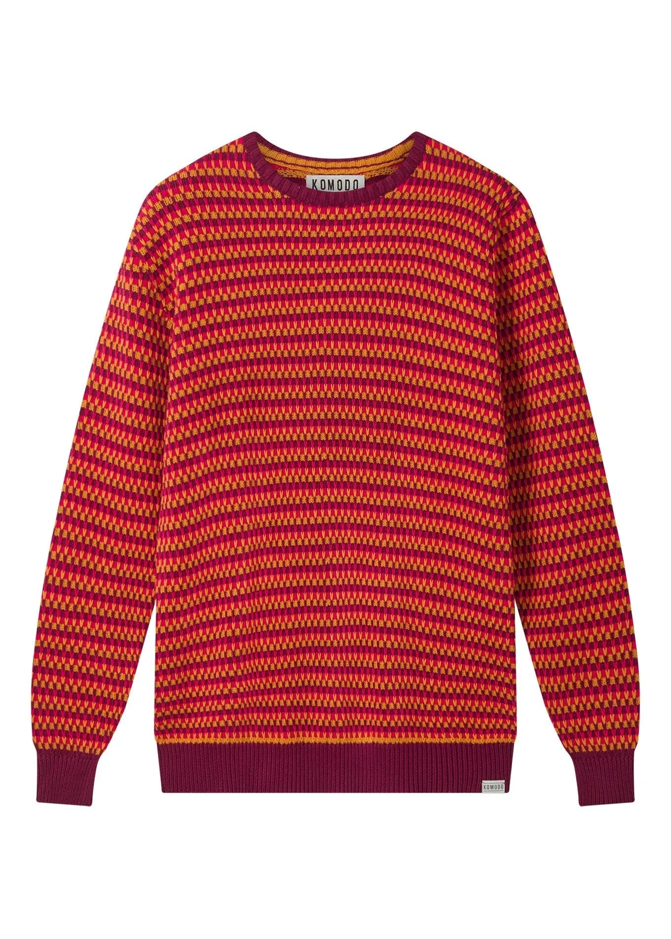 KAI - Men's Organic Cotton Jumper Wine Red