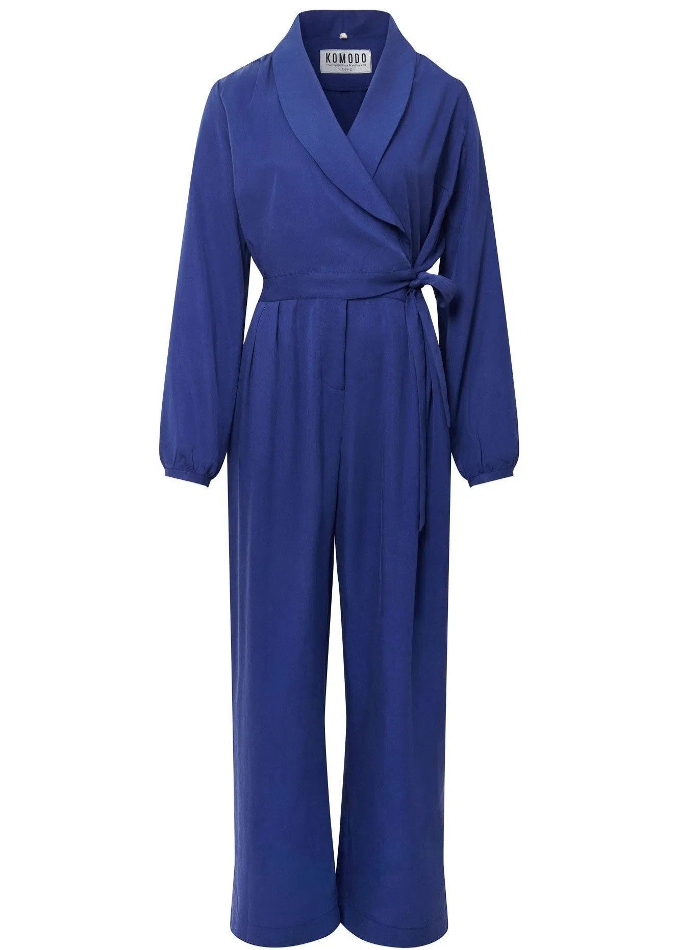 KANGRA Tencel Jumpsuit - Navy