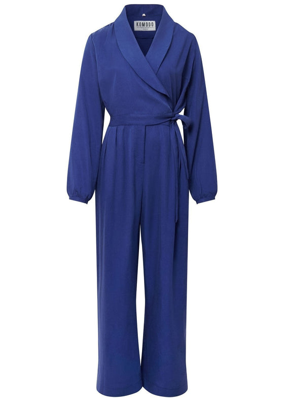 KANGRA Tencel Jumpsuit - Navy