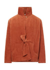 KENEILA Organic Cotton Corduroy Coat - Ginger