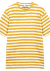 KIN Sweat Tee Mens GOTS Organic Cotton - Amber Stripe