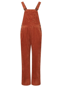  LENI Organic Cotton Corduroy Dungaree - Ginger