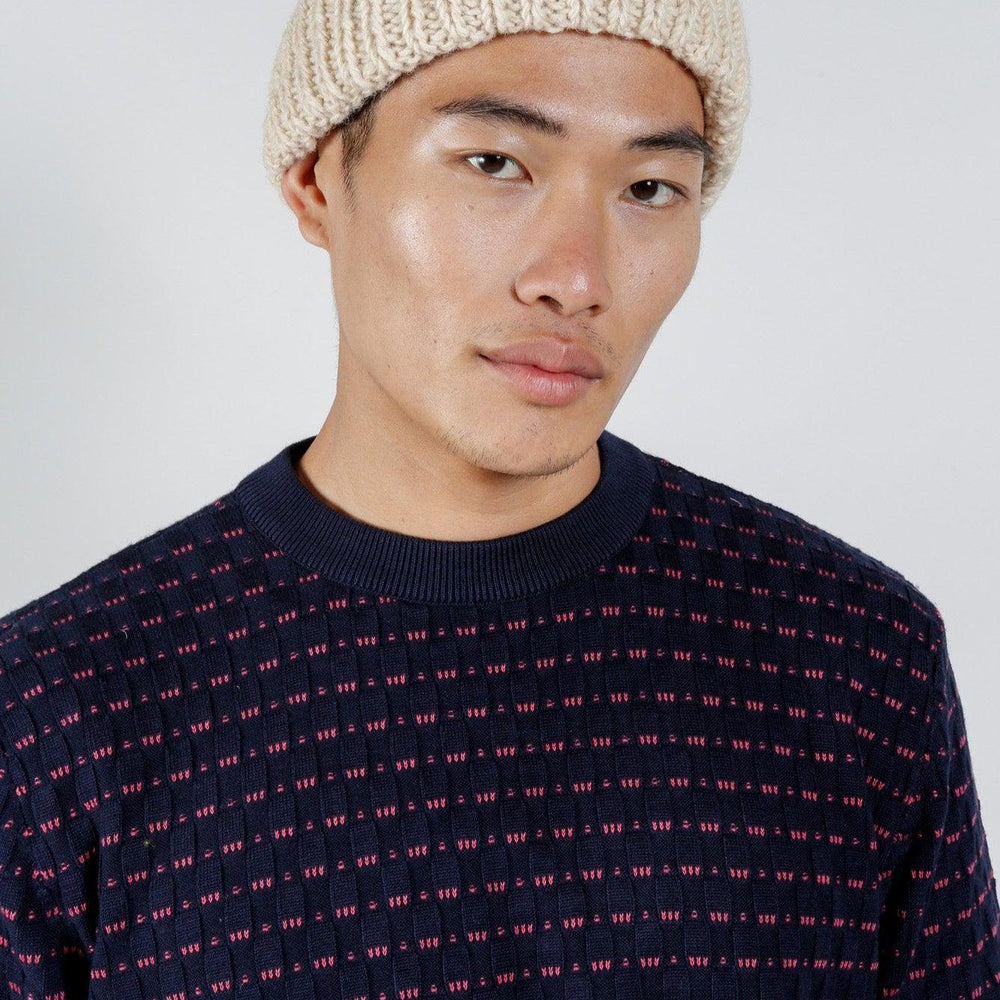 LIAM - Organic Cotton Jumper Navy