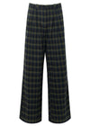 LILY Organic Cotton Flannel Trouser - Navy Check