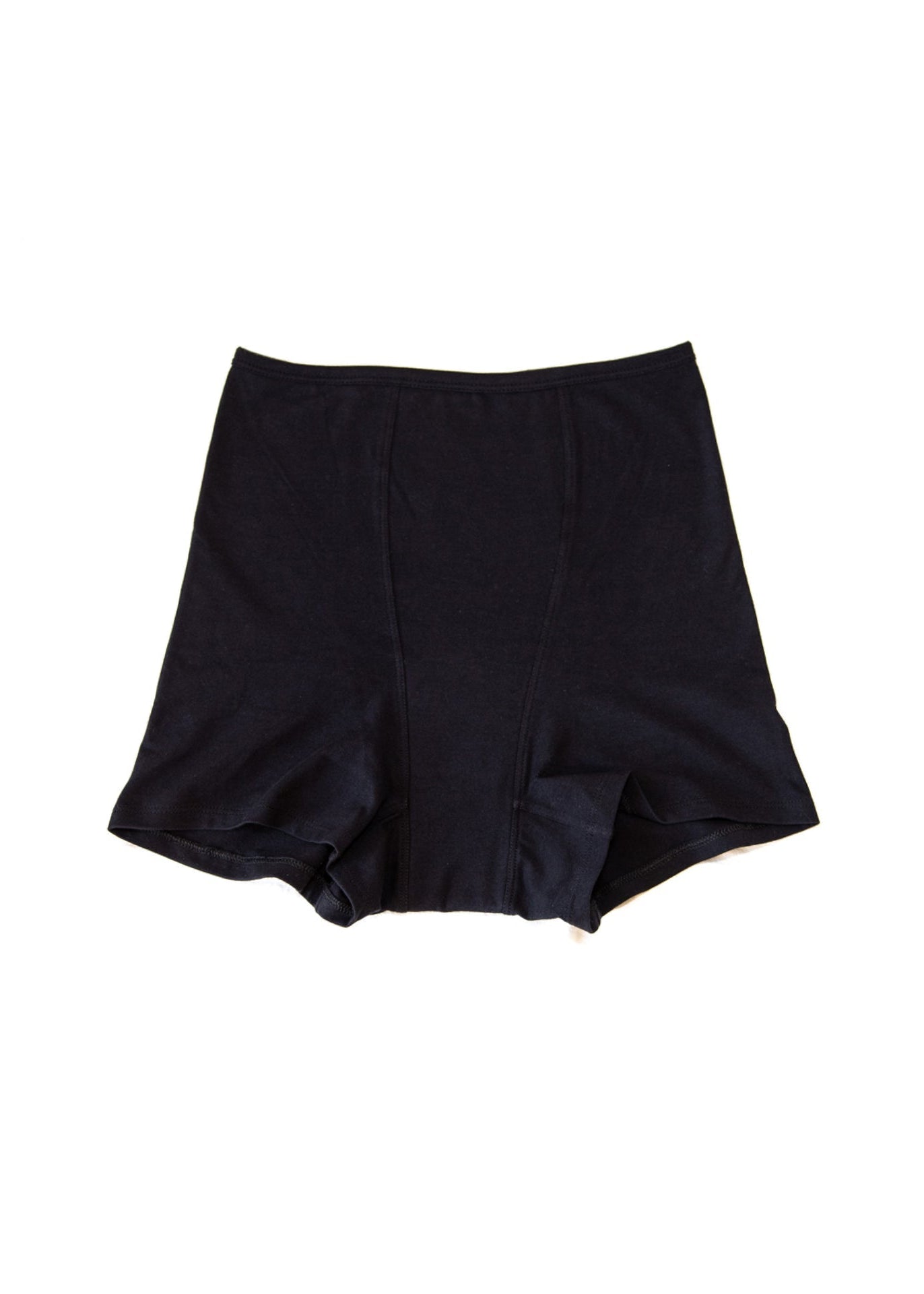 Black shorts on a white background