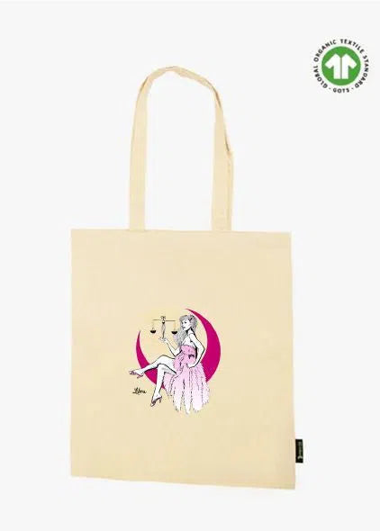 Libra Tote Bag - Vegan - 100% Organic Cotton