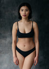 Low Rise Knicker - Charcoal