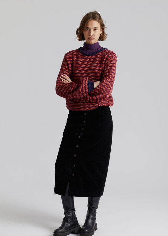 MAE - Organic Cotton Jumper Cherry