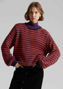  MAE - Organic Cotton Jumper Cherry