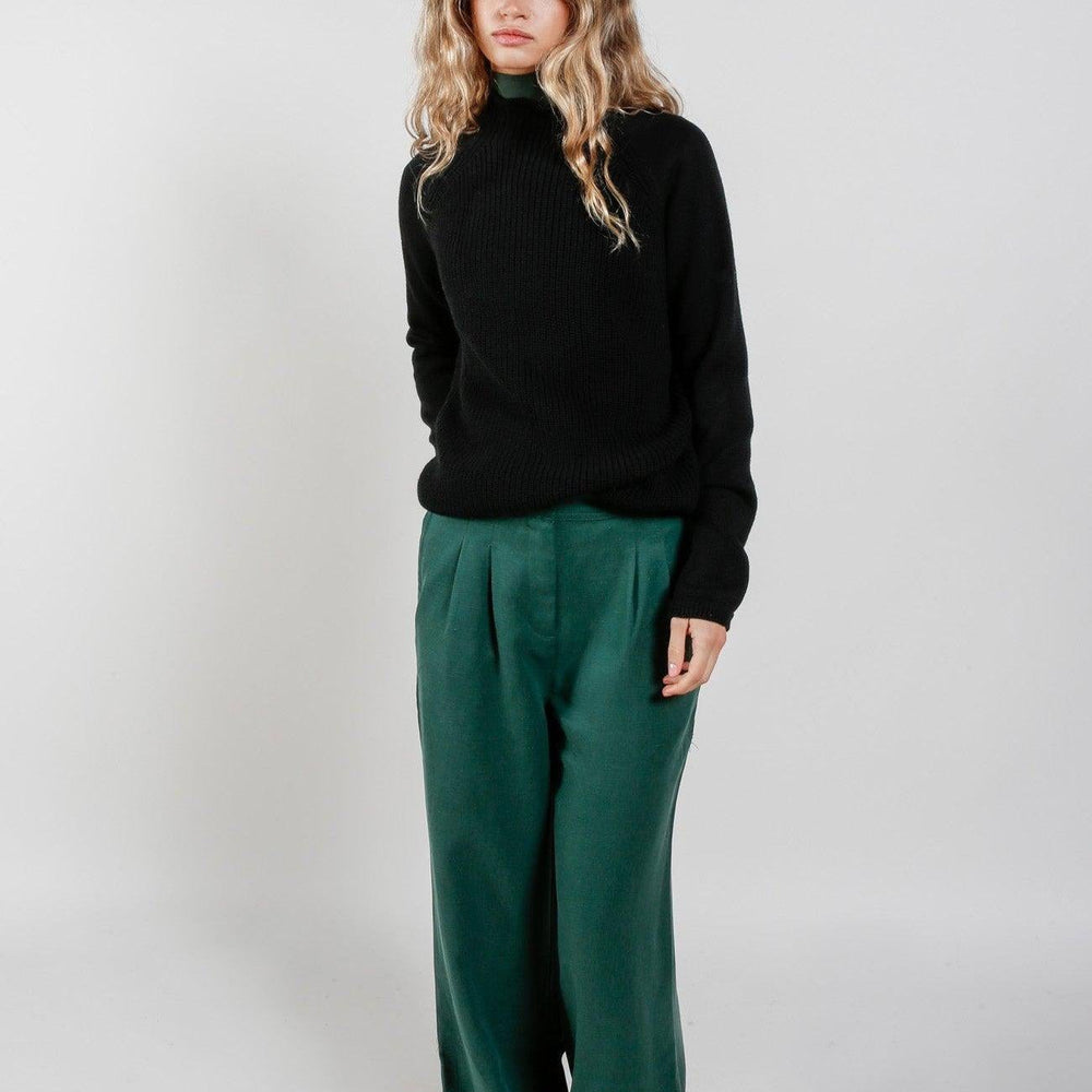 MIRA Tencel Linen Blend Trouser - Marine