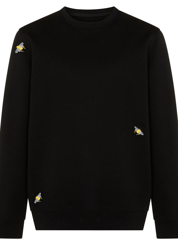 
                  
                    Men's Bee Embroidered Sweatshirt - Black
                  
                