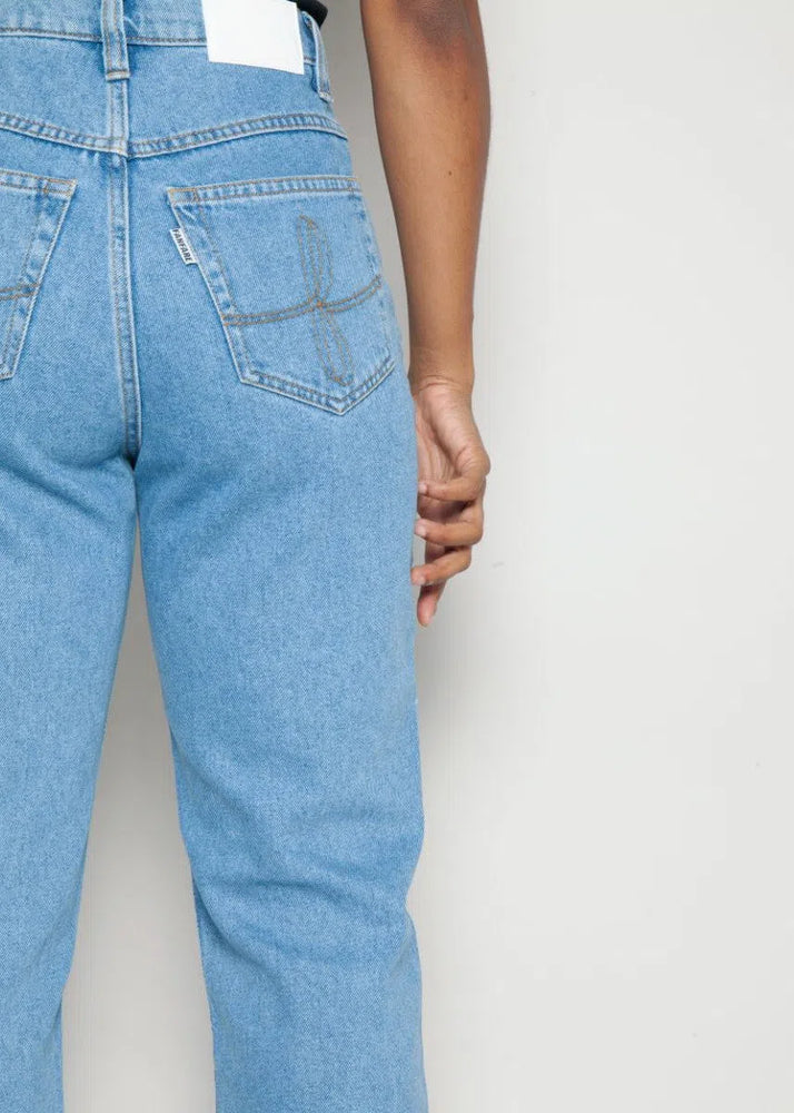 
                  
                    Moss Movement Jeans in Blue Denim
                  
                