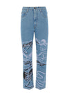 Moss Movement Jeans in Blue Denim