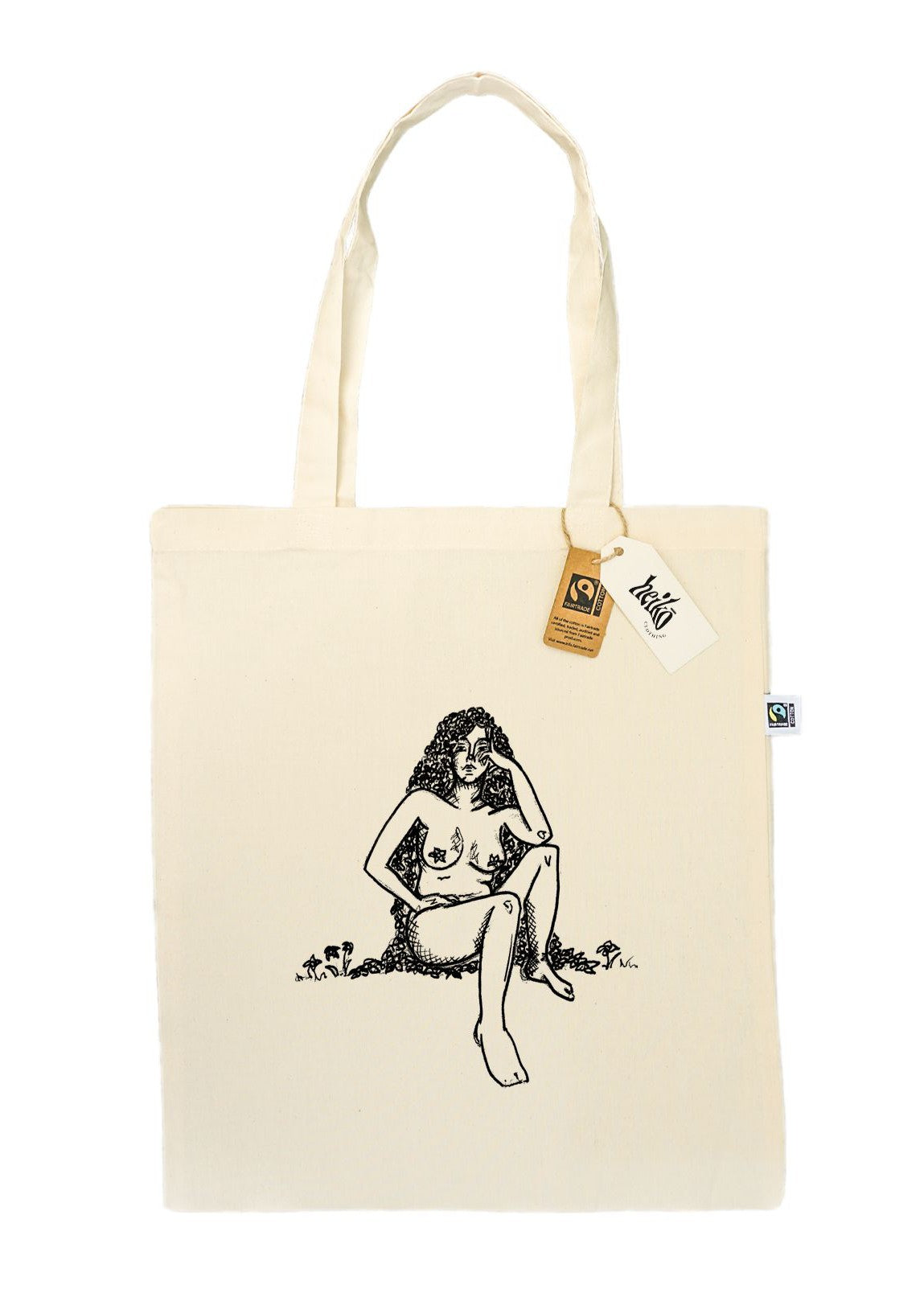 Mother Nature Tote Bag - Vegan - 100% Organic Cotton