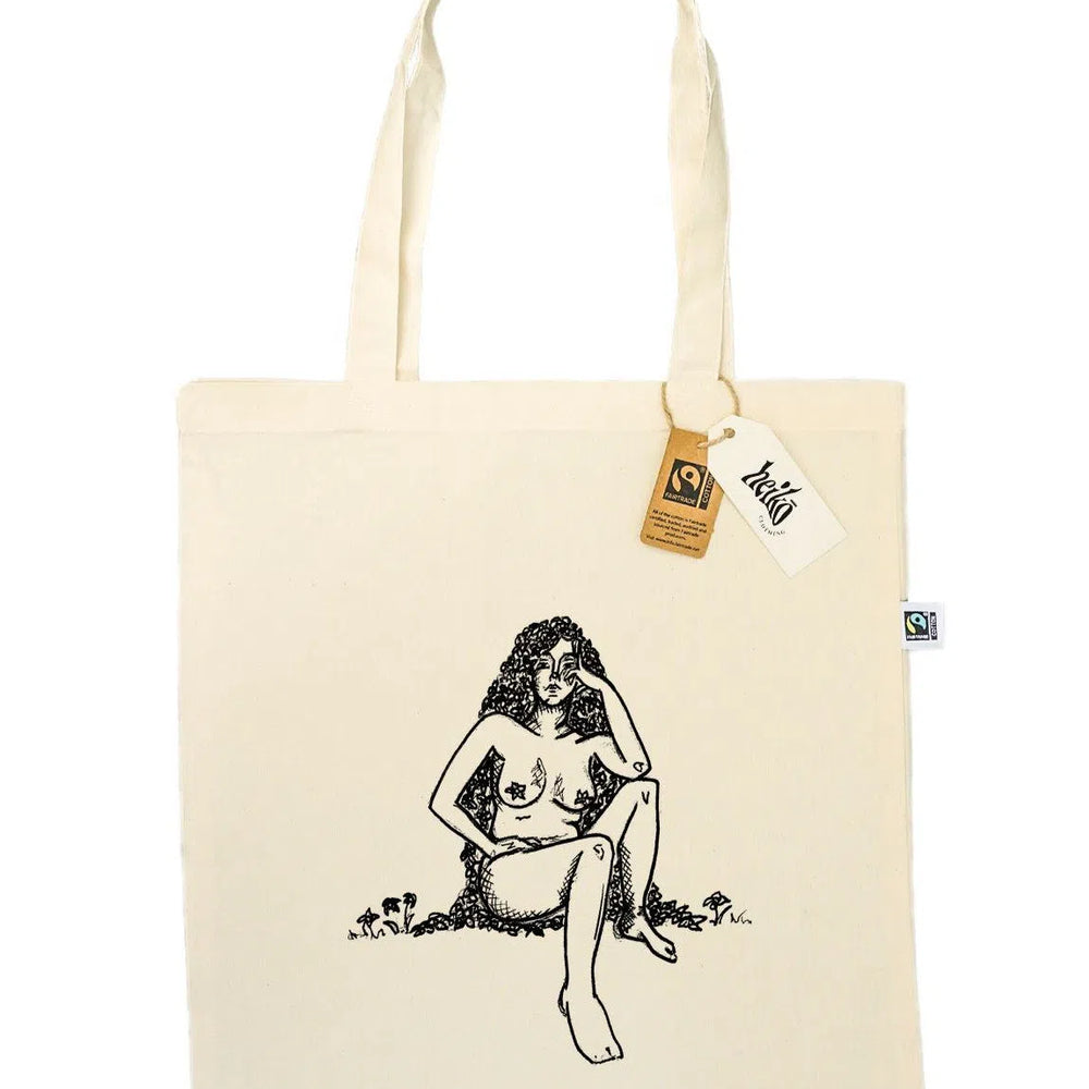 Mother Nature Tote Bag - Vegan - 100% Organic Cotton