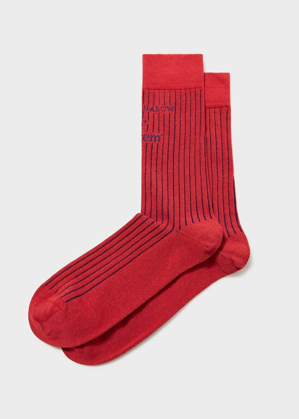 Recycled Men's Socks - Red