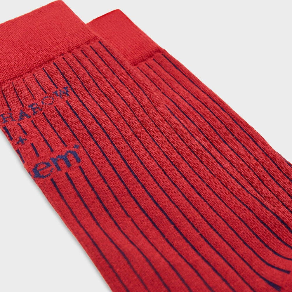 Recycled Men's Socks - Red